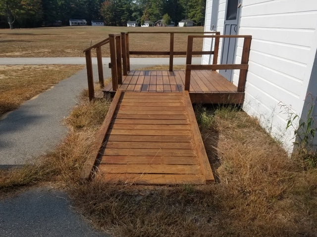 Wood to repair wheelchair ramps and other property in disrepair